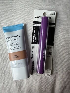 CoverGirl Clean Matte BB Cream (550 Medium/Deep) & Mascara 200 Very Black